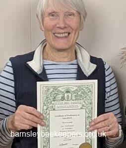 Congratulations to Our New Master Beekeeper – Val Francis